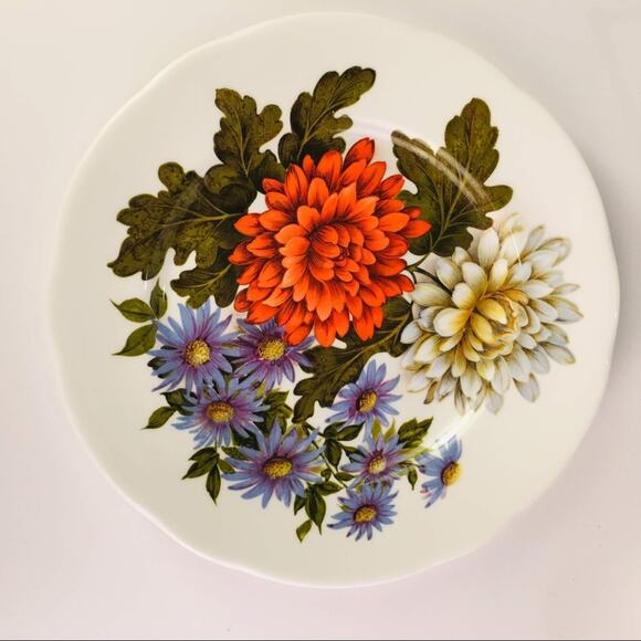 Mum Flower Plate &Cup Set St George’s Bone… - Picture 5 of 6